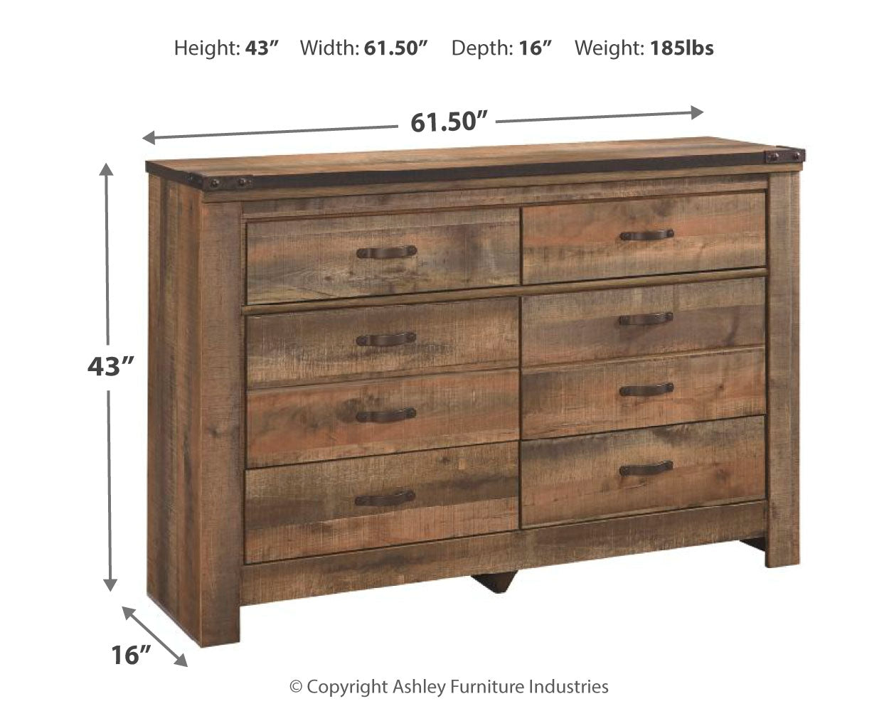 Trinell Brown Dresser