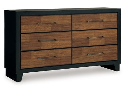 Kraeburn Brown/Black Dresser - Ornate Home