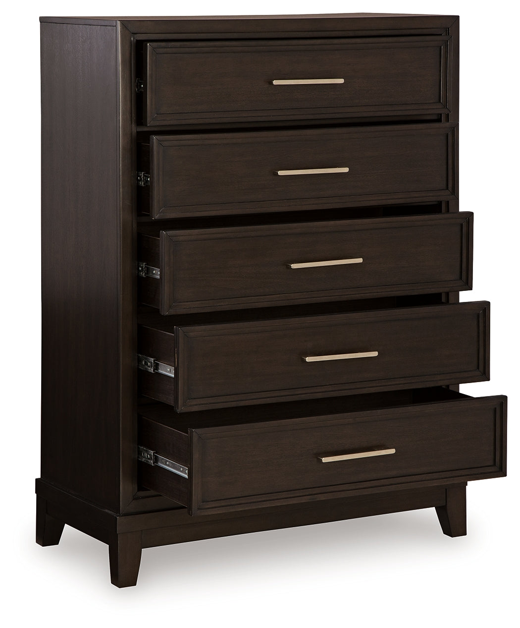 Neymorton Dark Grayish Brown Chest of Drawers