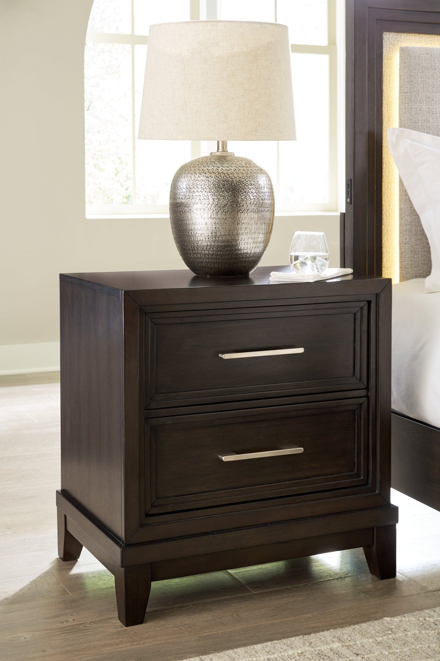 Neymorton Dark Grayish Brown Nightstand