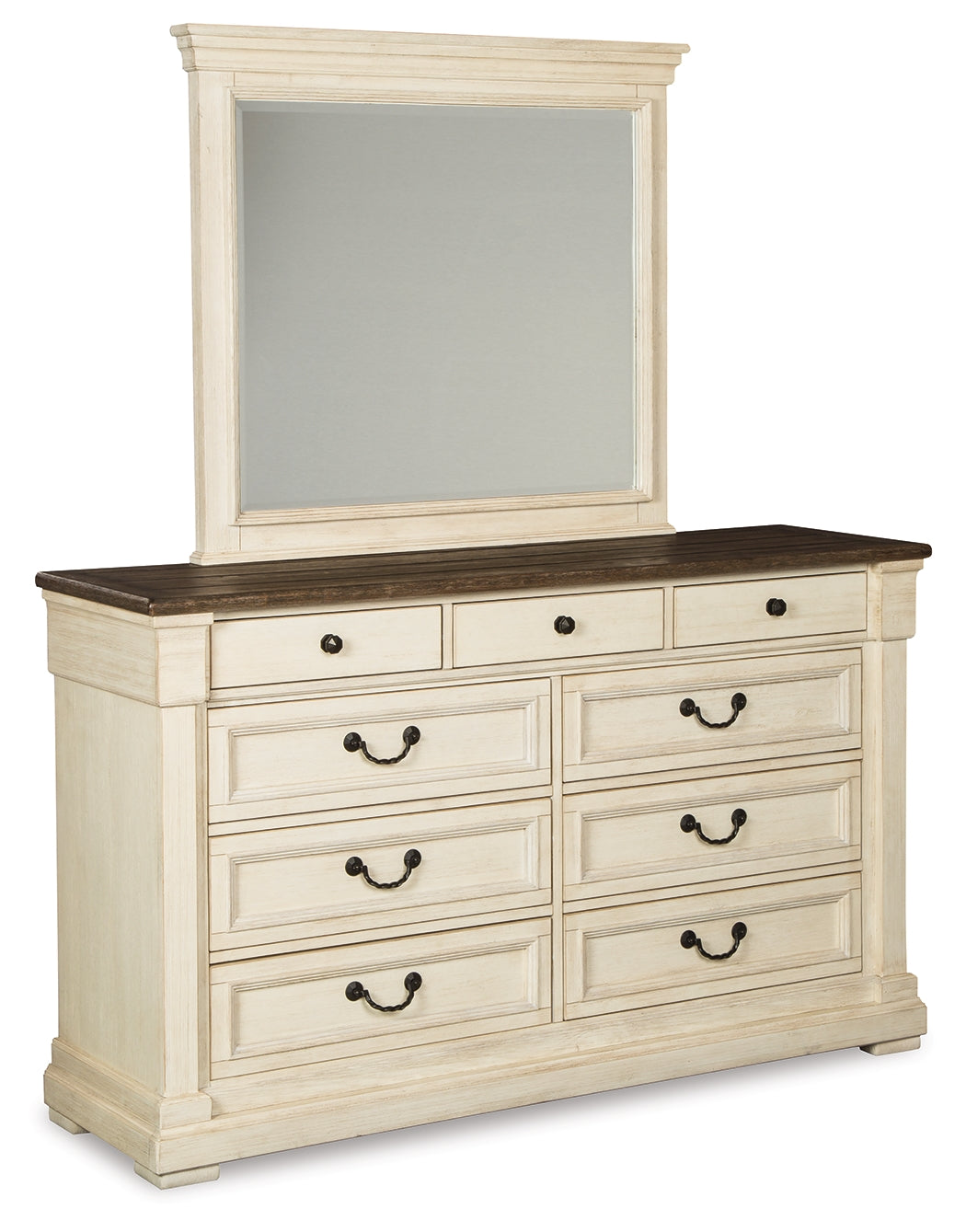 Bolanburg King Panel Bedroom Set with Dresser and Mirror