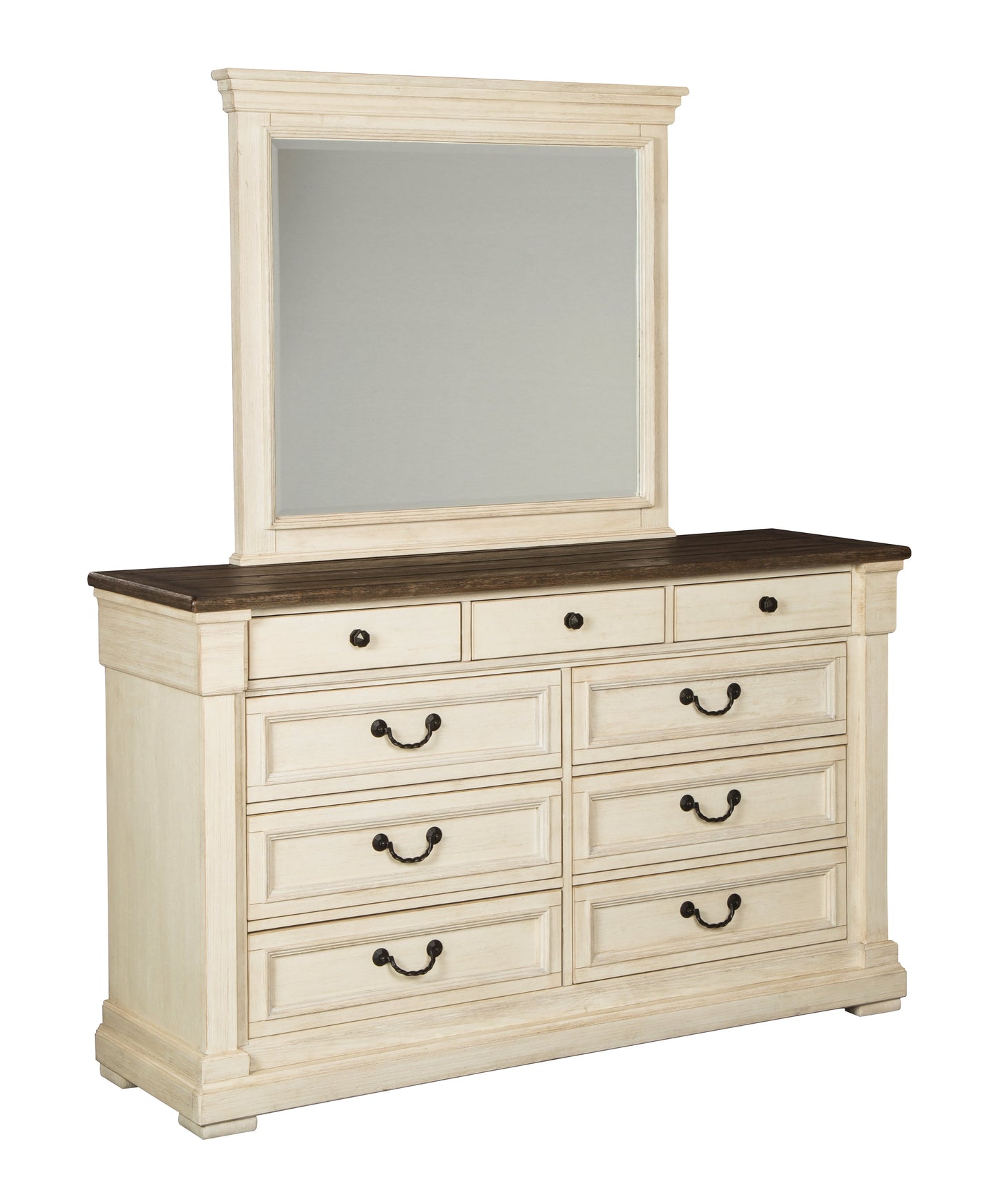 Bolanburg California King Panel Bedroom Set with Dresser and Mirror