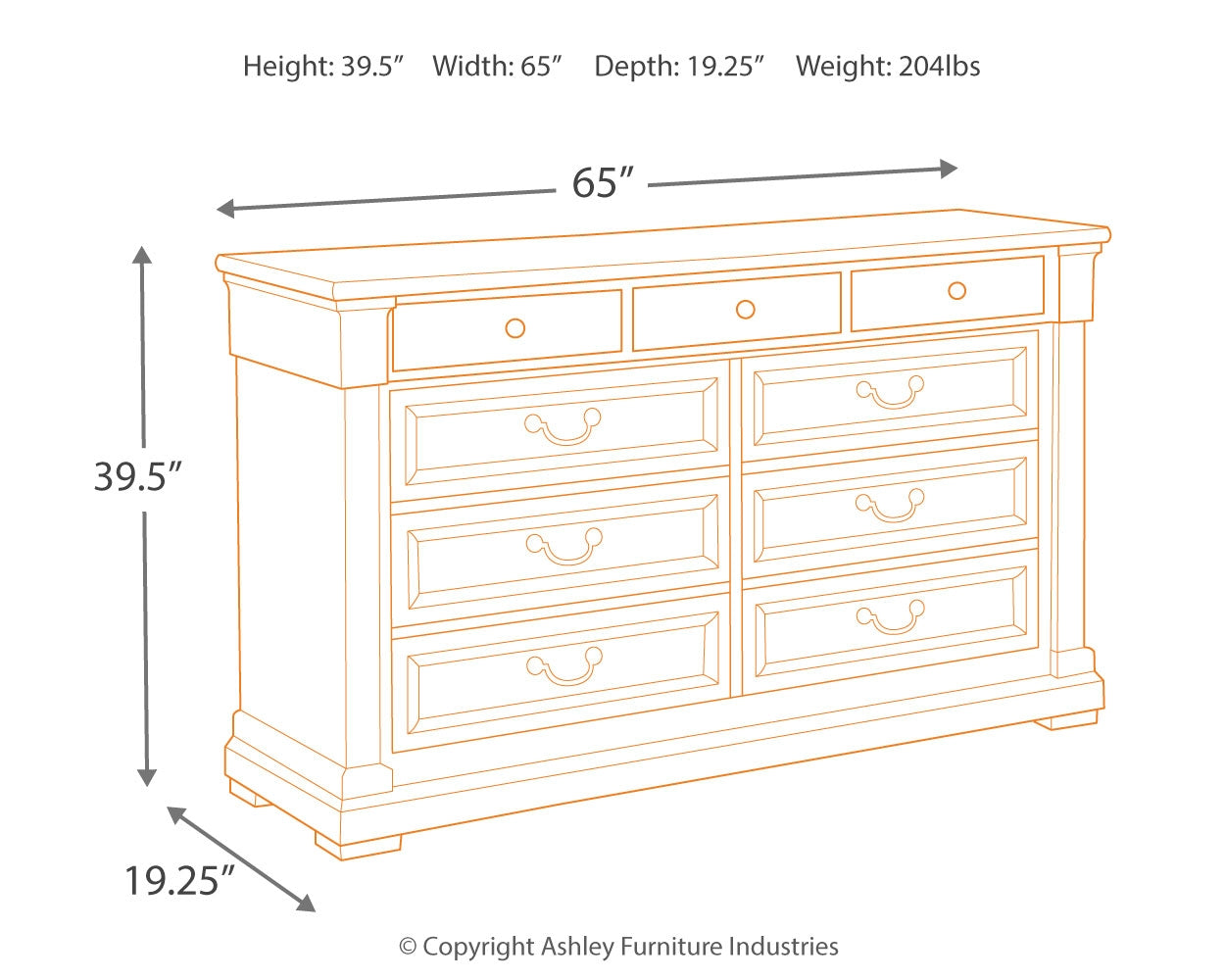 Bolanburg White Queen Panel Bedroom Set with Dresser, Chest and 2 Nightstands