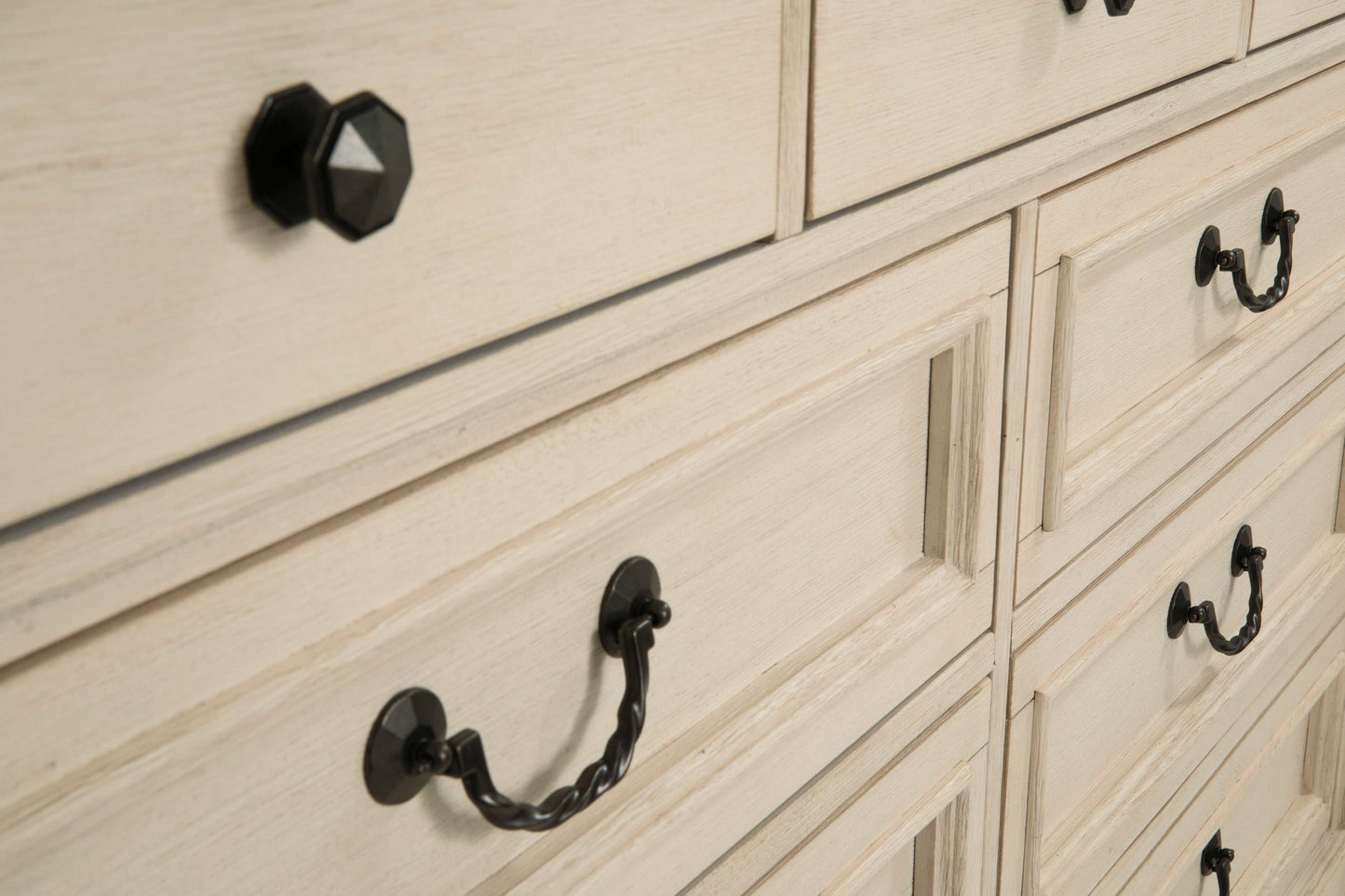 Bolanburg Weathered Oak & Antique White Dresser w/ 9 Drawers