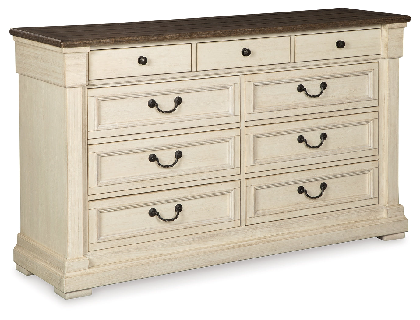 Bolanburg White Queen Panel Bedroom Set with Dresser, Chest and 2 Nightstands