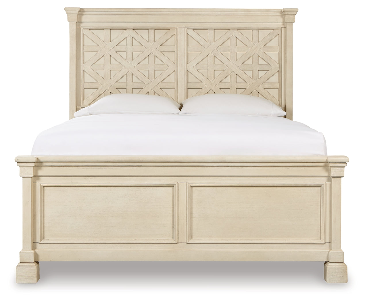 Bolanburg White Queen Panel Bedroom Set with Dresser and Nightstand