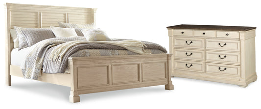 Bolanburg White King Panel Bedroom Set with Dresser