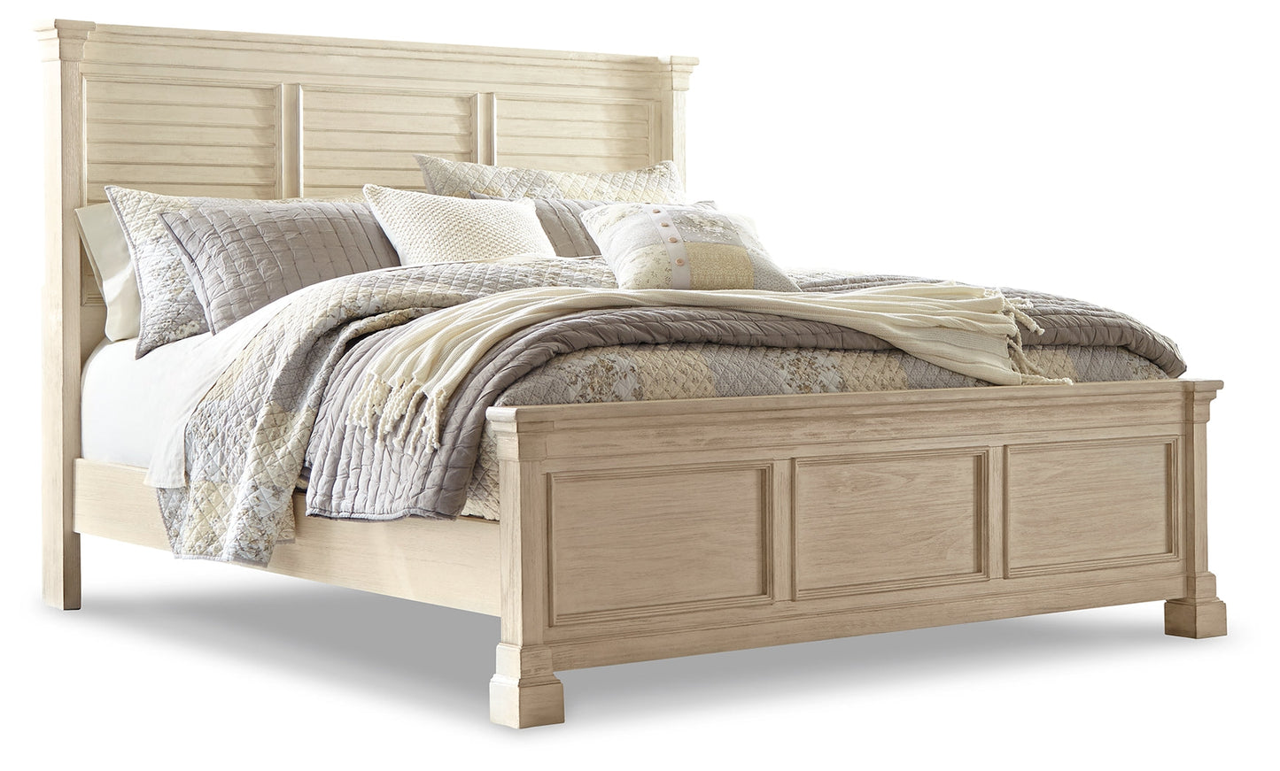 Bolanburg White King Panel Bedroom Set with Dresser