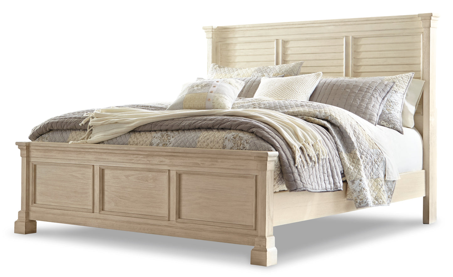 Bolanburg California King Panel Bedroom Set with Dresser and Mirror