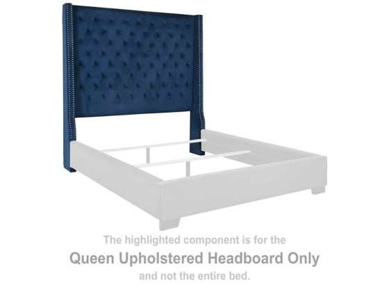 Coralayne Velvet Upholstered Headboard