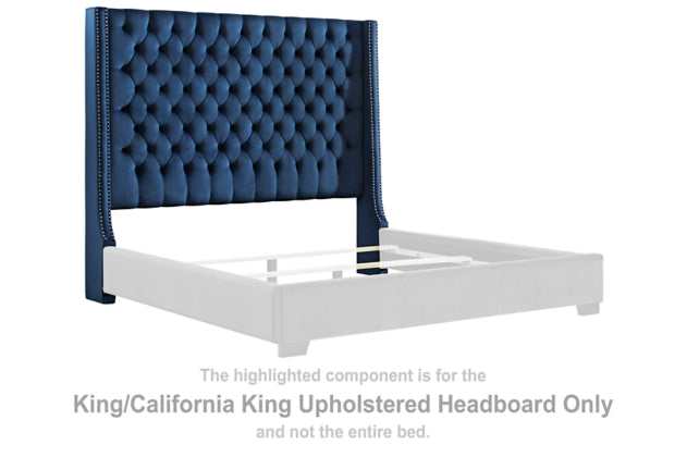 Coralayne Velvet Upholstered Headboard