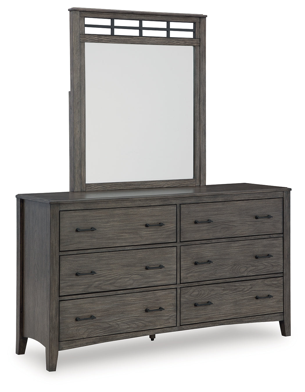 Montillan Queen Panel Bedroom Set with Dresser and Mirror