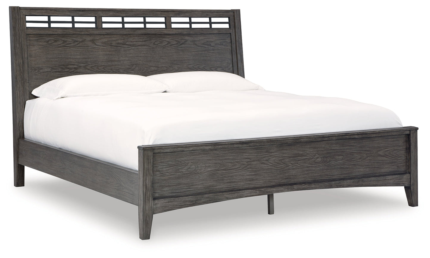 Montillan Grayish Brown Queen Panel Bed