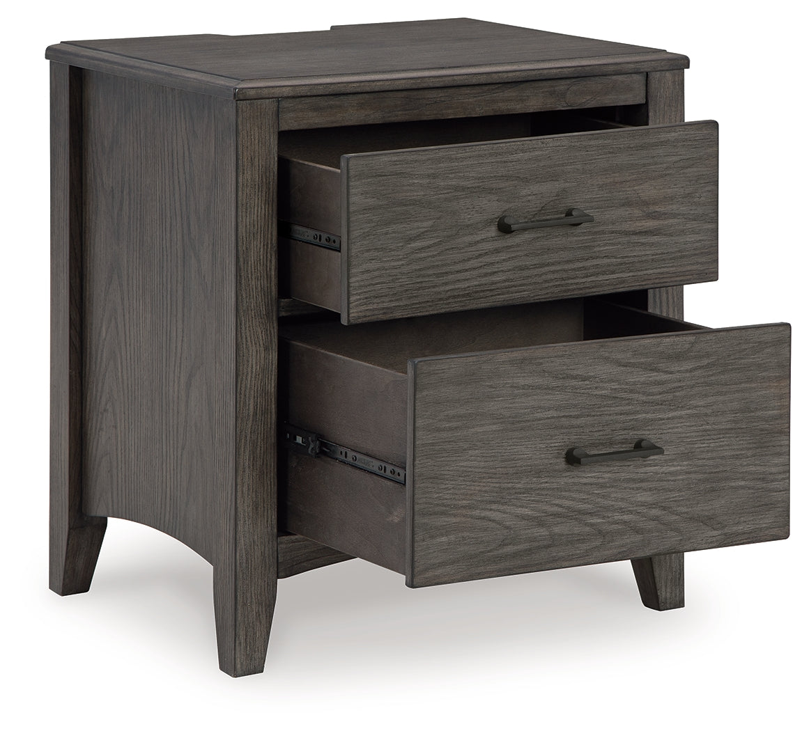 Montillan Grayish Brown Nightstand