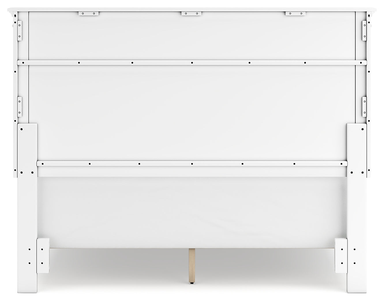 Fortman White Queen Panel Bed