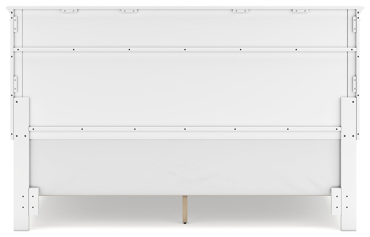 Fortman White King Panel Bed