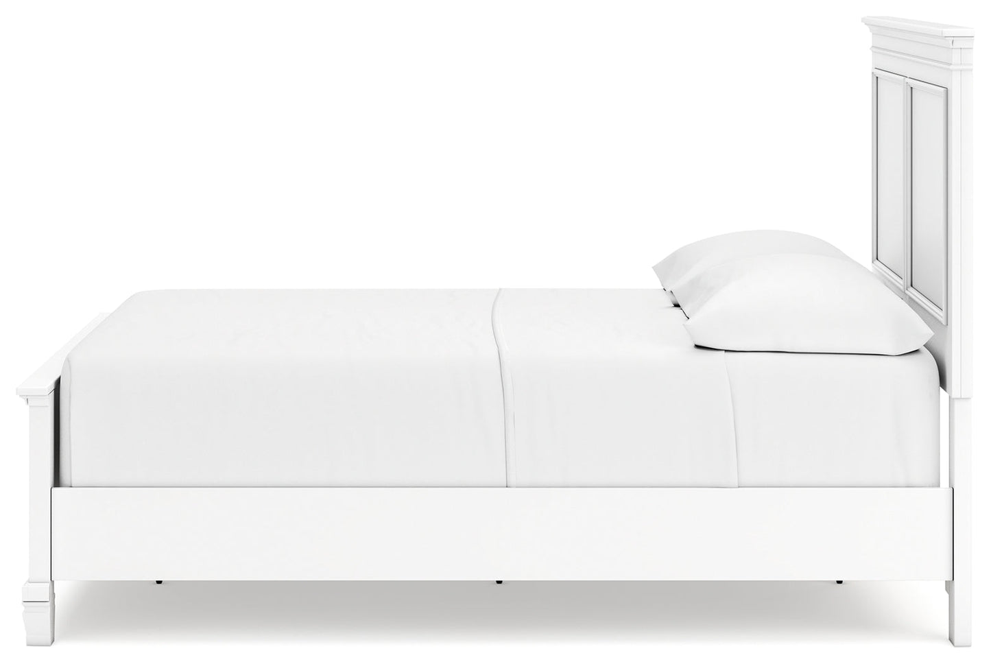 Fortman White Full Panel Bed