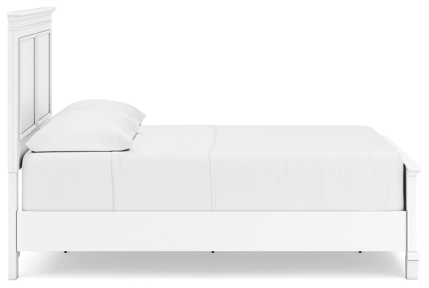 Fortman White Full Panel Bed