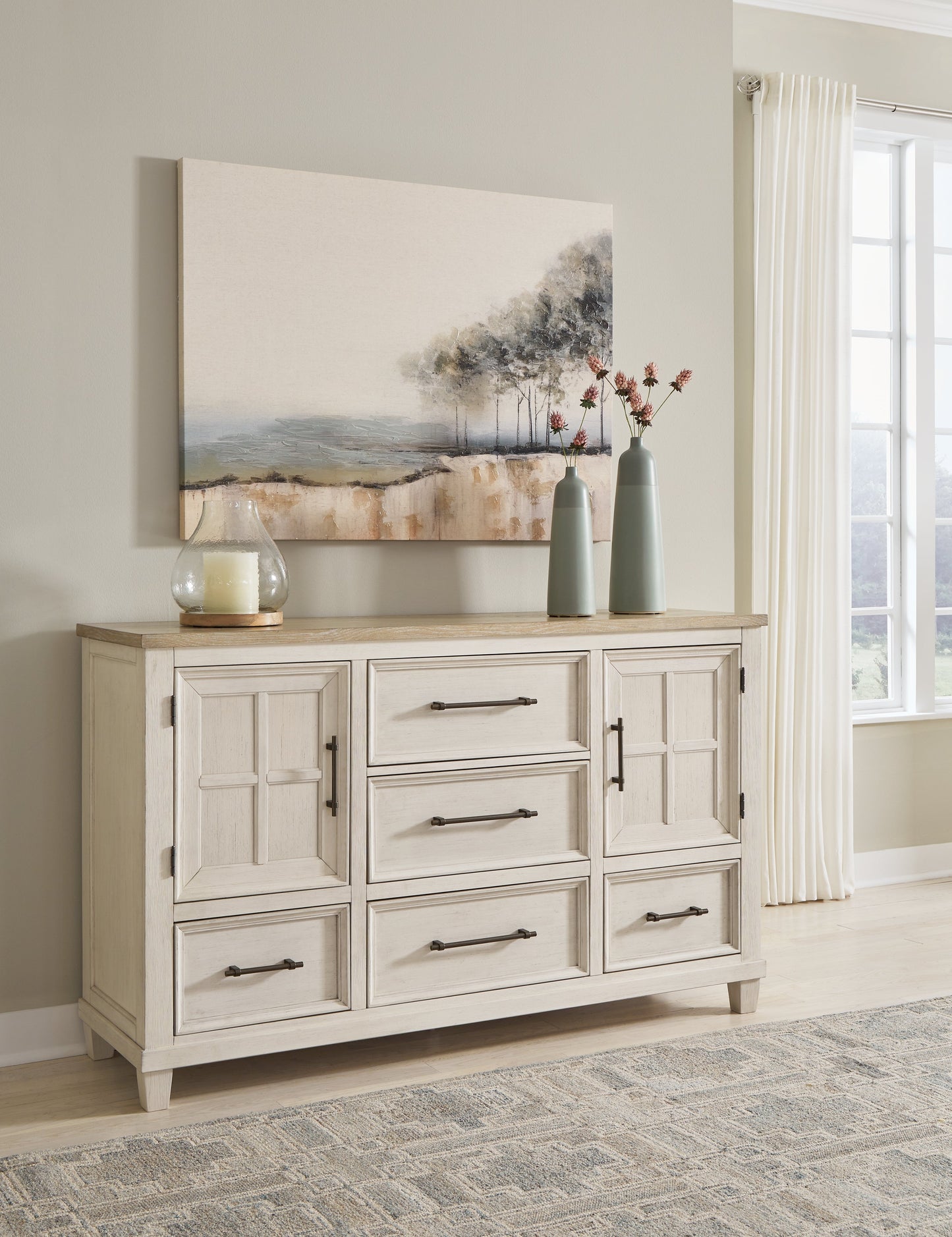 Shaybrock White Dresser