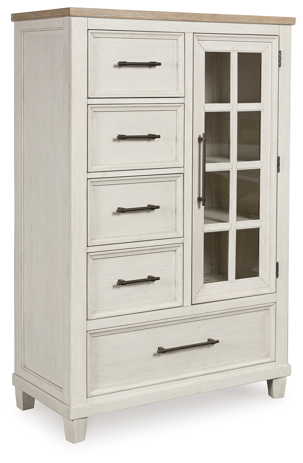 Shaybrock White Door Chest