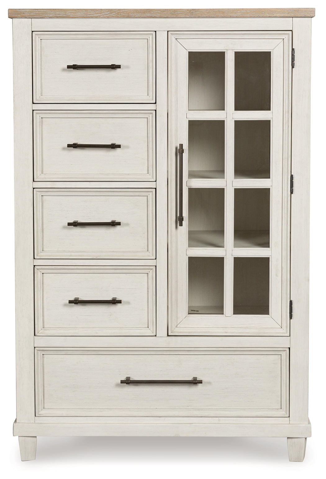 Shaybrock White Door Chest