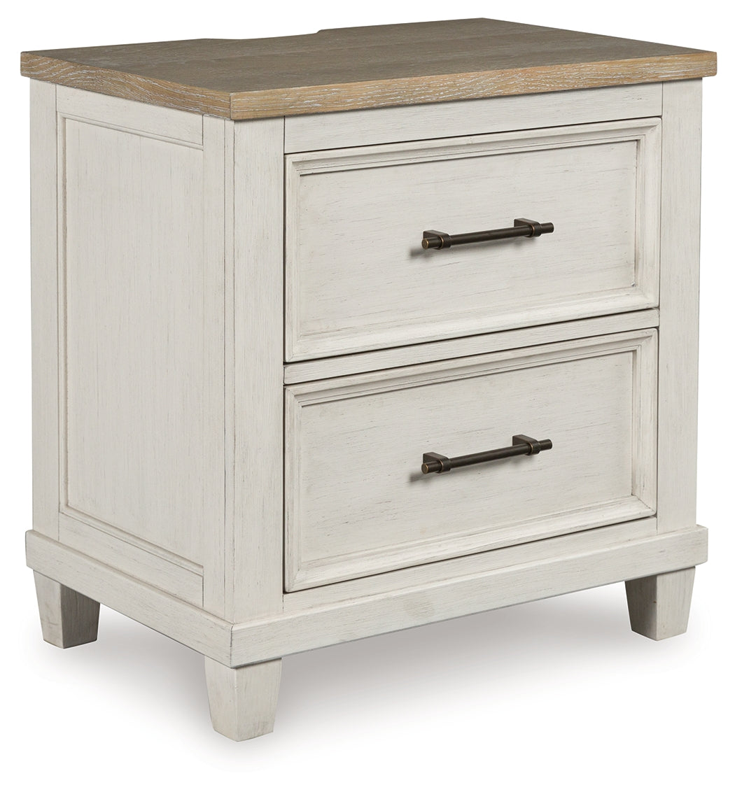 Shaybrock White Nightstand