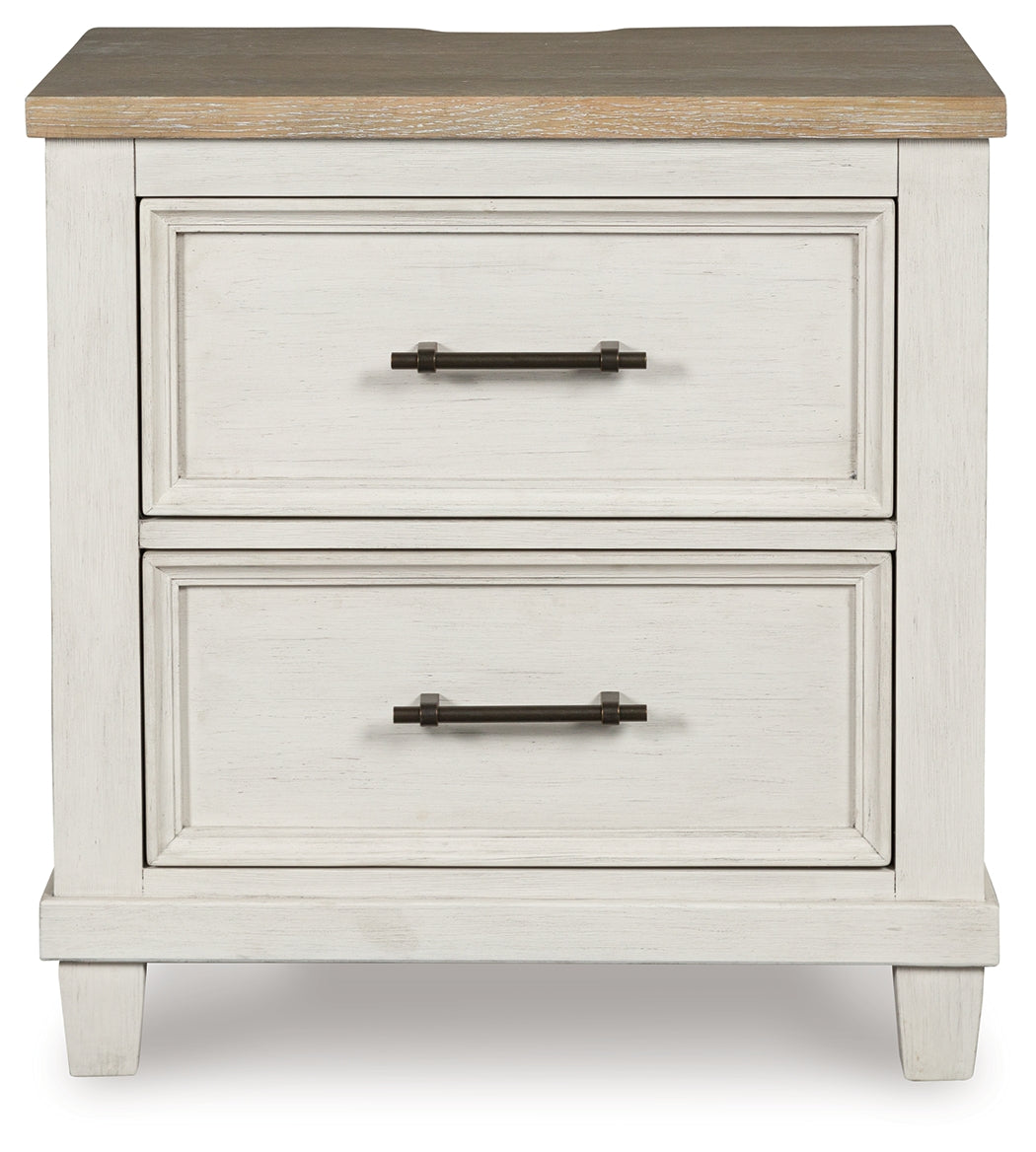 Shaybrock White Nightstand