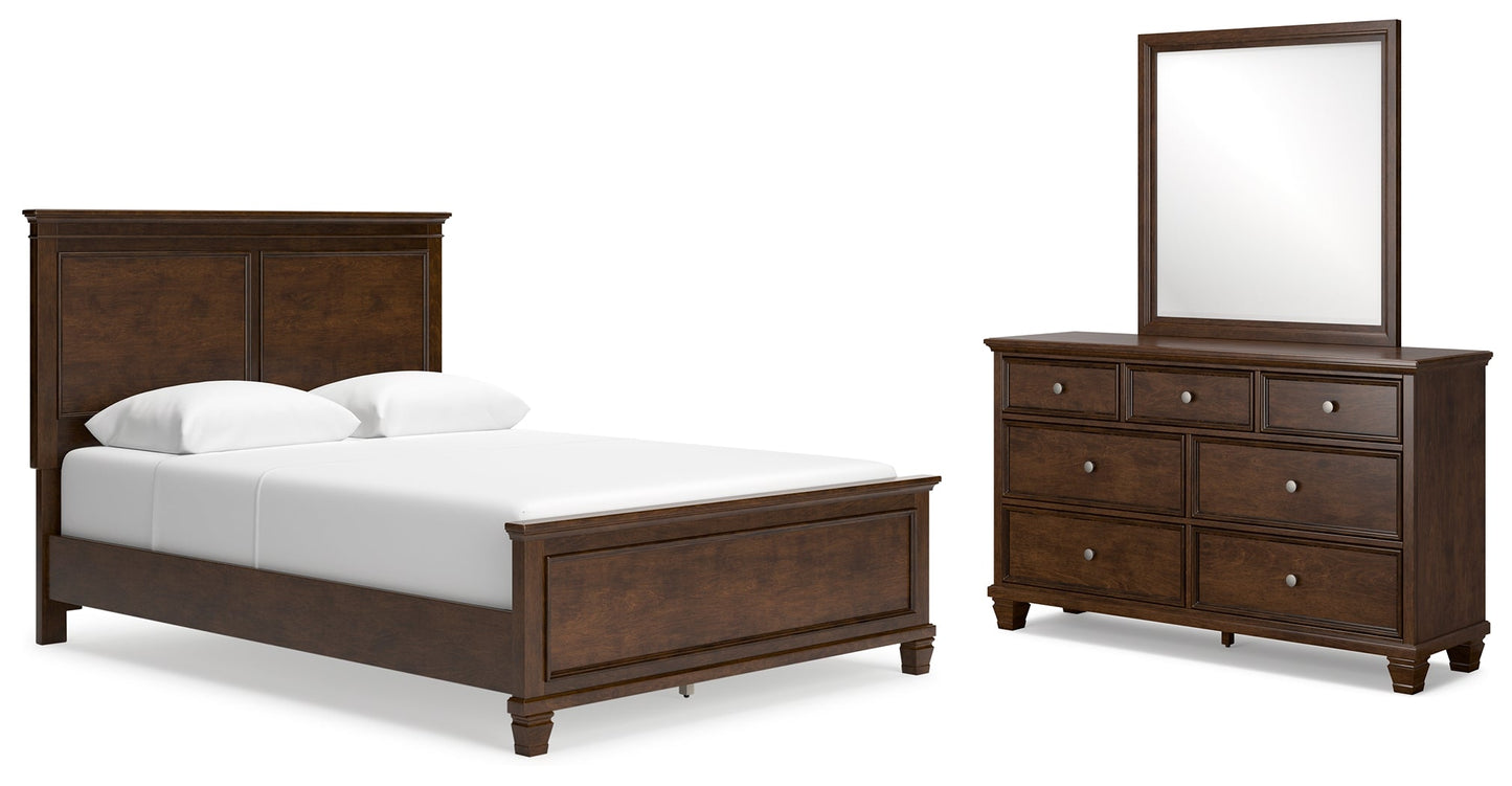 Danabrin Queen Panel Bedroom Set with Dresser and Mirror