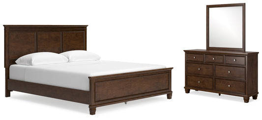 Danabrin California King Panel Bedroom Set with Dresser and Mirror