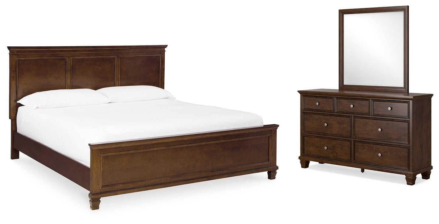 Danabrin King Panel Bedroom Set with Dresser and Mirror