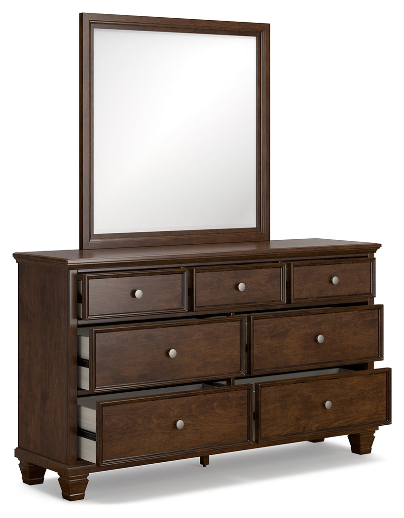 Danabrin Full Panel Bedroom Set with Dresser and Mirror