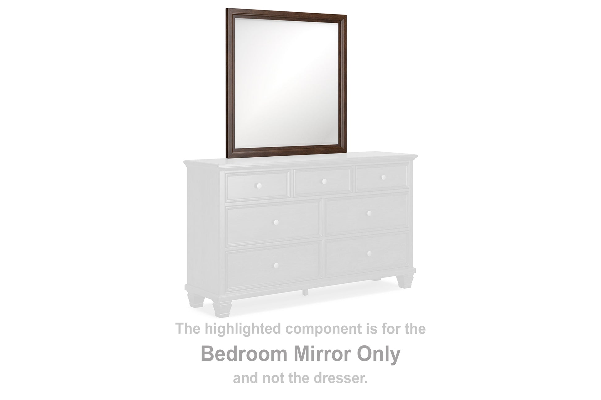 Danabrin Brown Bedroom Mirror - Ornate Home