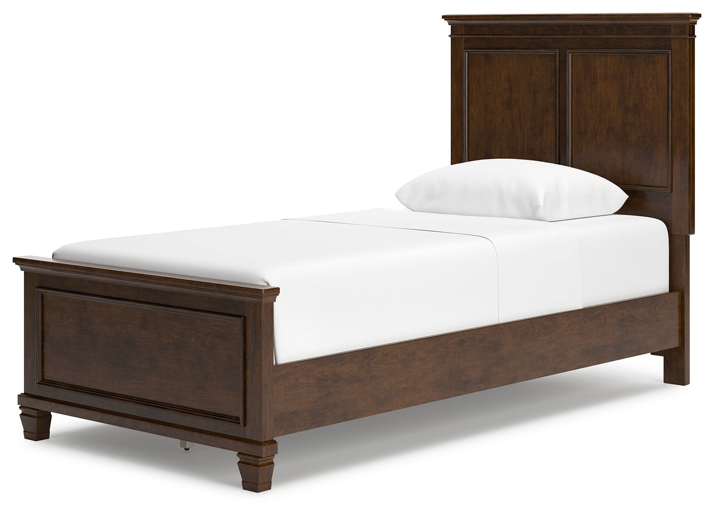 Danabrin Brown Twin Panel Bed