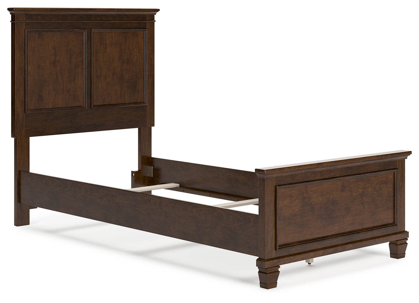 Danabrin Brown Twin Panel Bed