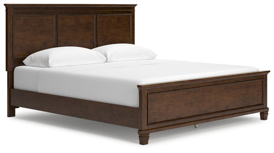 Danabrin Brown California King Panel Bed