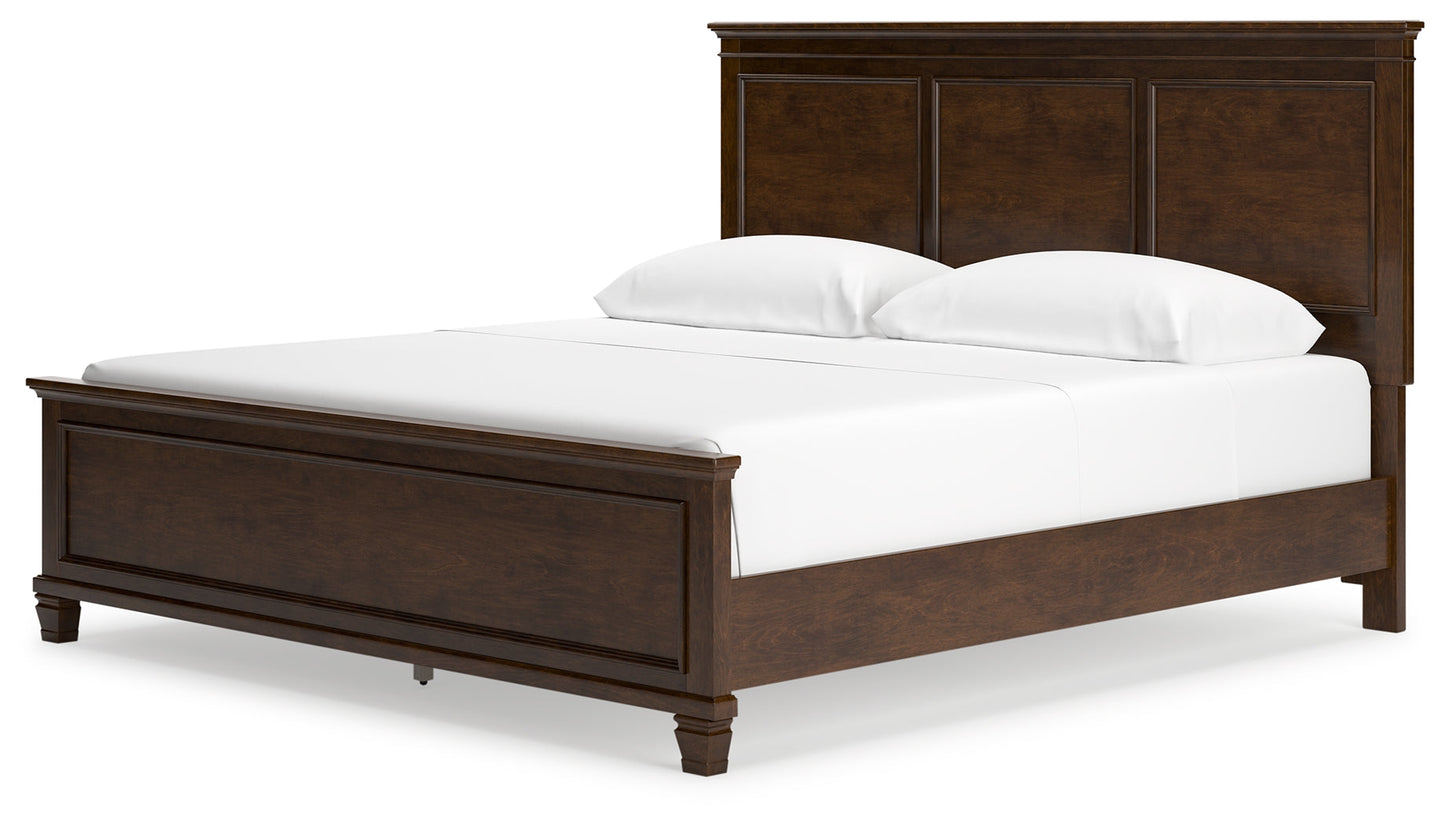 Danabrin Brown King Panel Bed