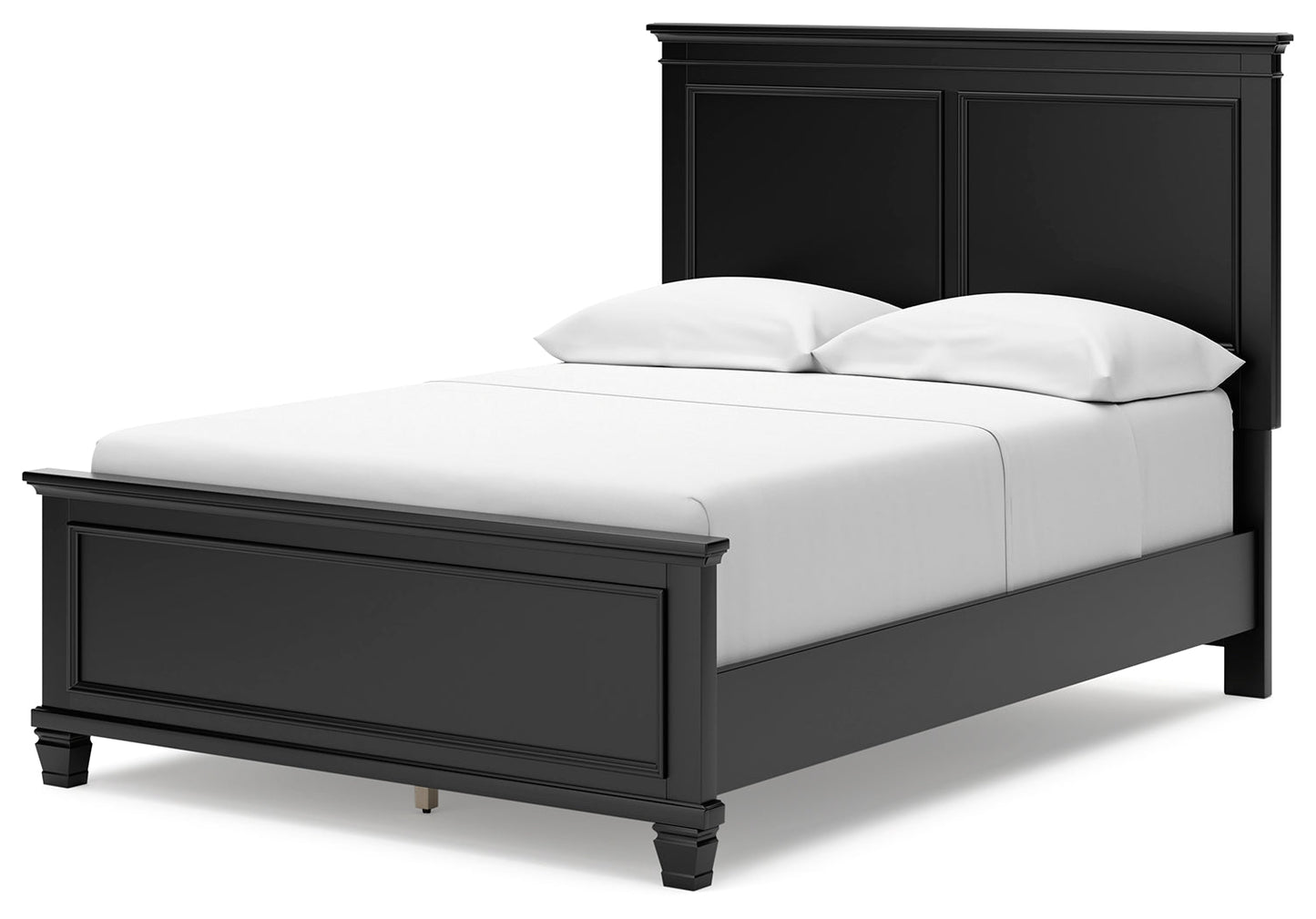 Lanolee Black Full Panel Bedroom Set with Chest