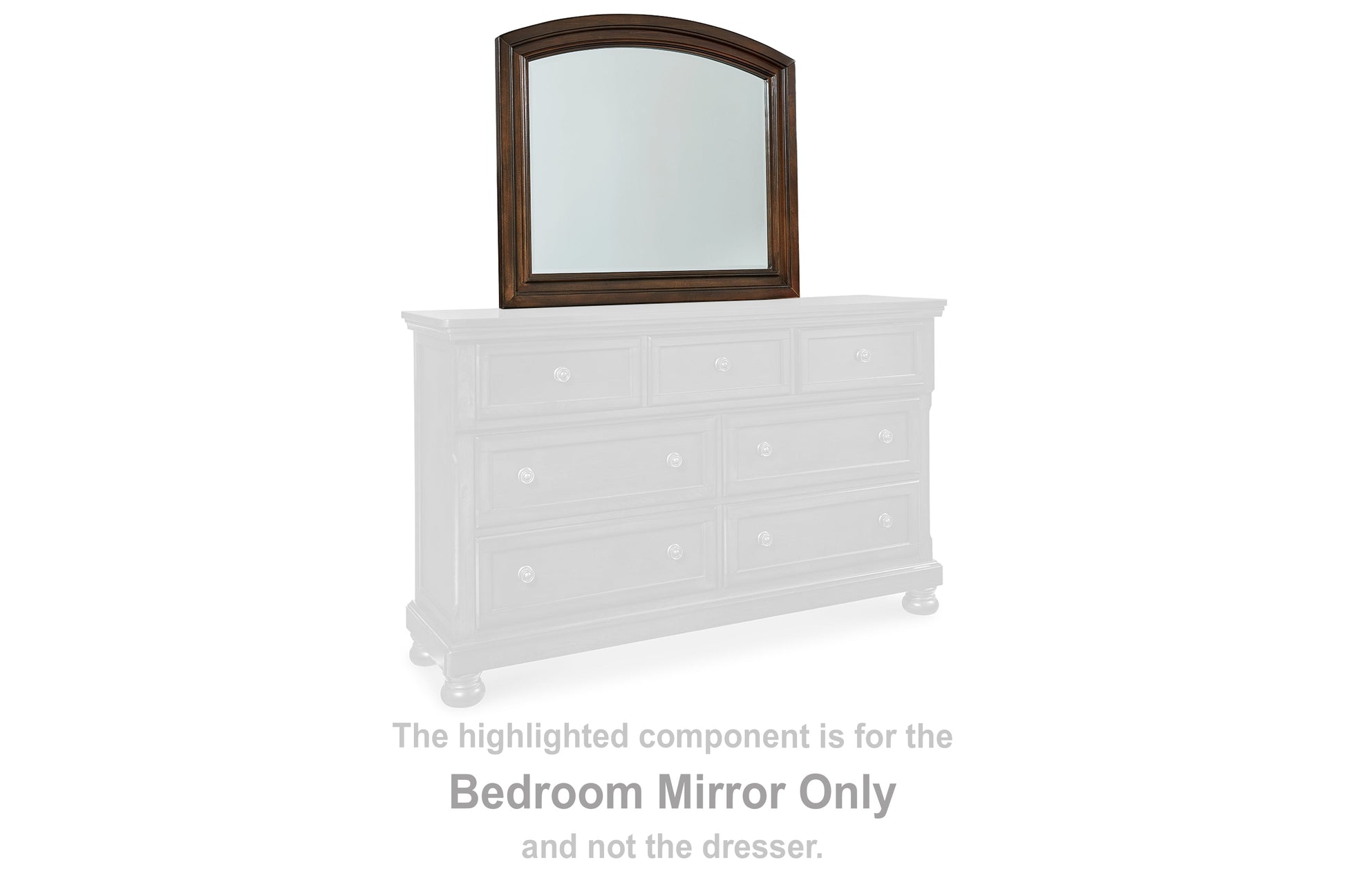 Porter Rustic Brown Bedroom Mirror - Ornate Home
