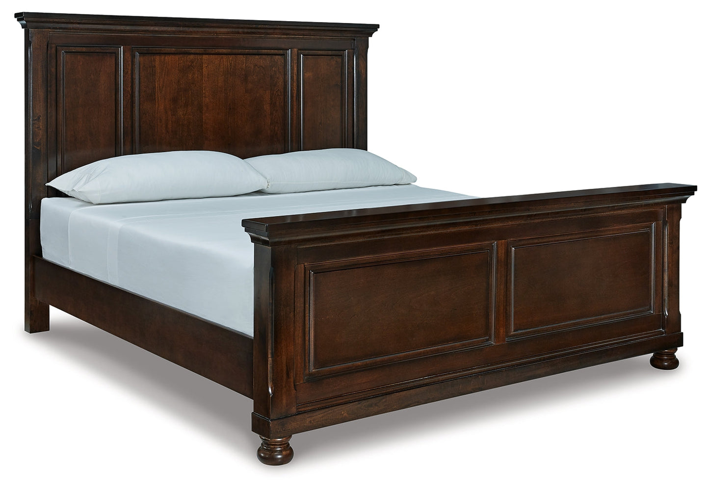 Porter Rustic Brown King Panel Bedroom Set with Chest and 2 Nightstands