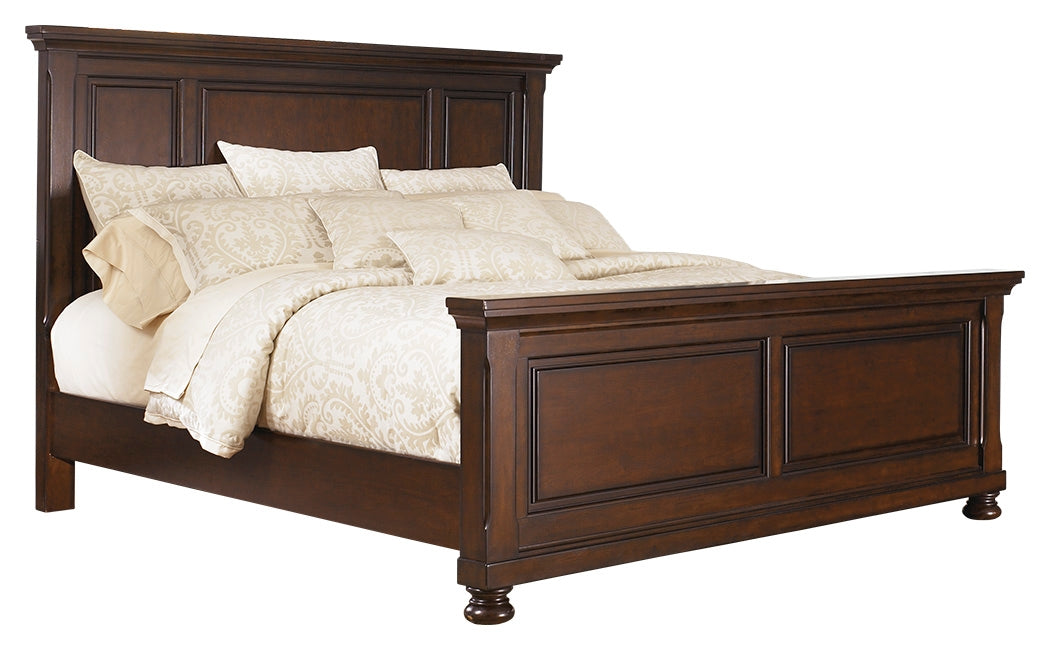 Porter Queen Panel Bedroom Set with Dresser, Mirror, Chest and 2 Nightstands