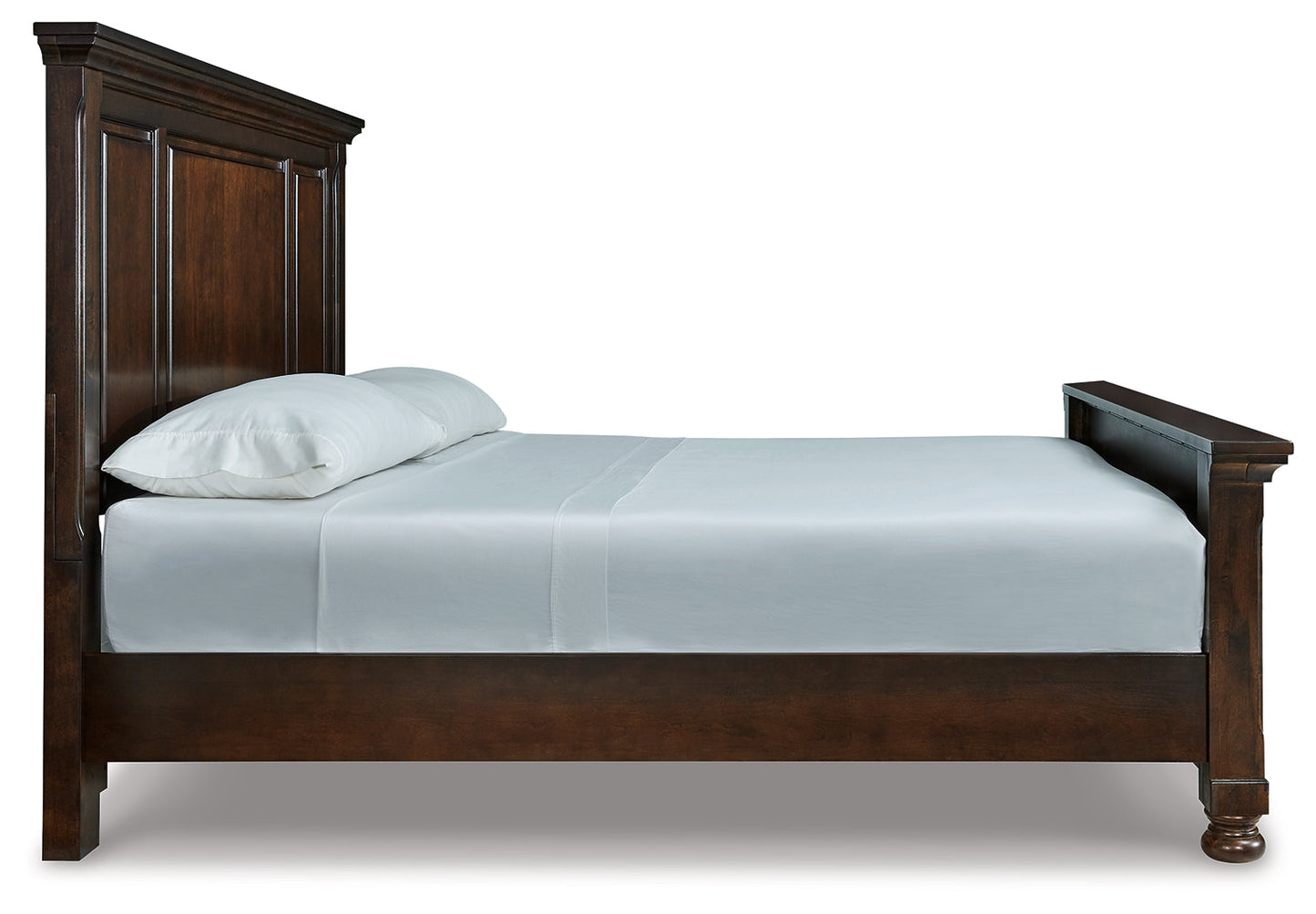 Porter Rustic Brown King Panel Bed