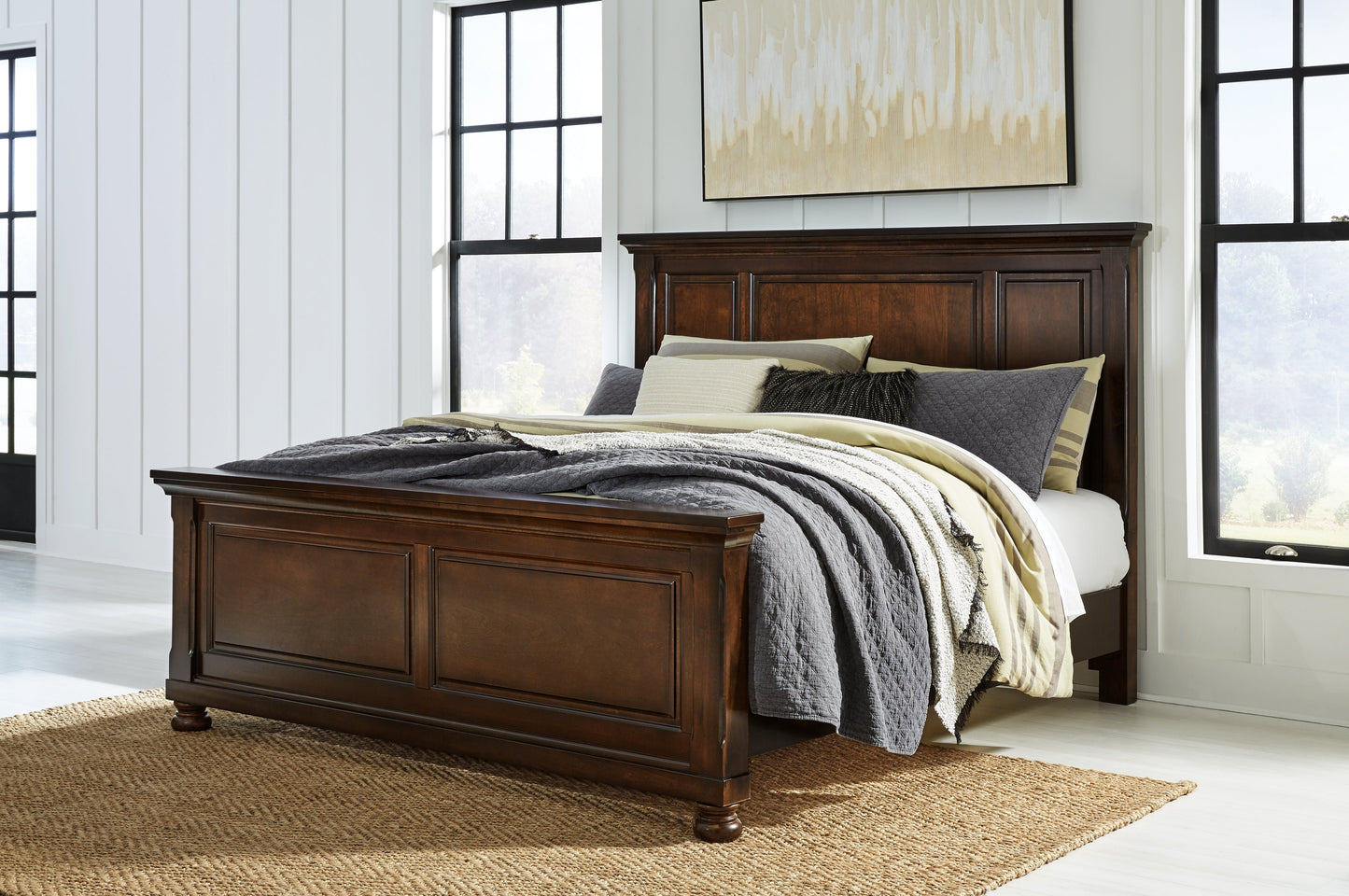 Porter Queen Panel Bedroom Set with Dresser and Mirror