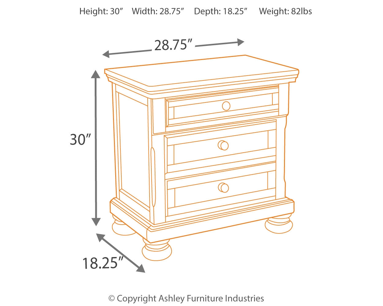 Porter Queen Panel Bedroom Set with Dresser, Mirror, Chest and 2 Nightstands