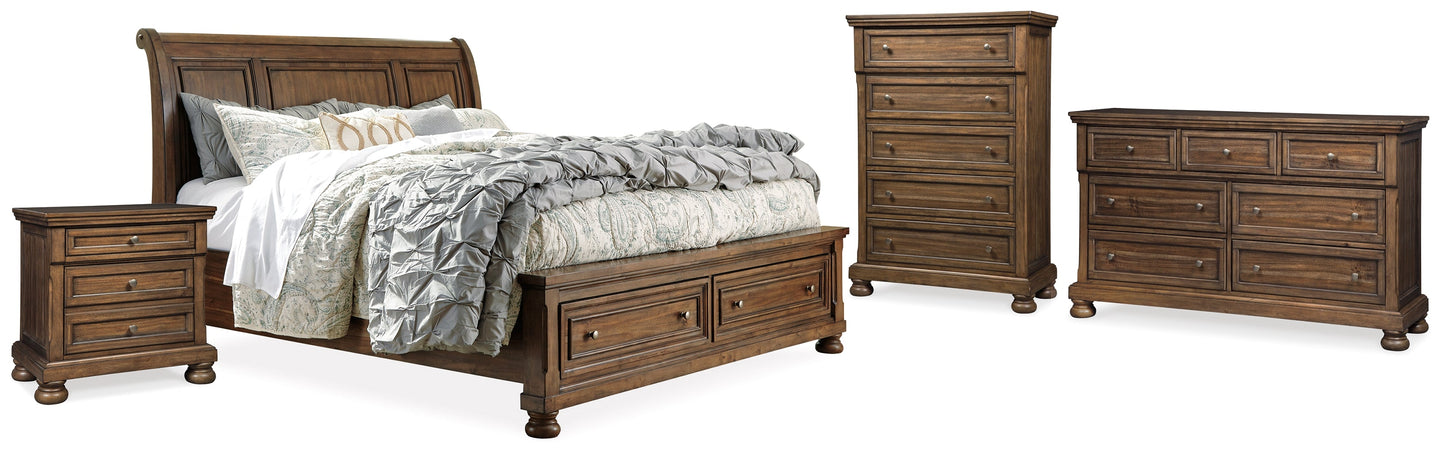 Flynnter King Bedroom Set with Dresser, Chest and 2 Nightstands