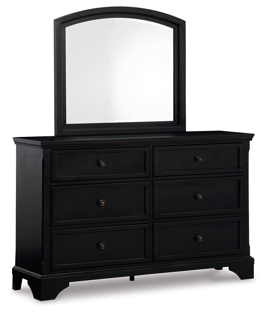 Chylanta Queen Sleigh Bedroom Set with Dresser and Mirror