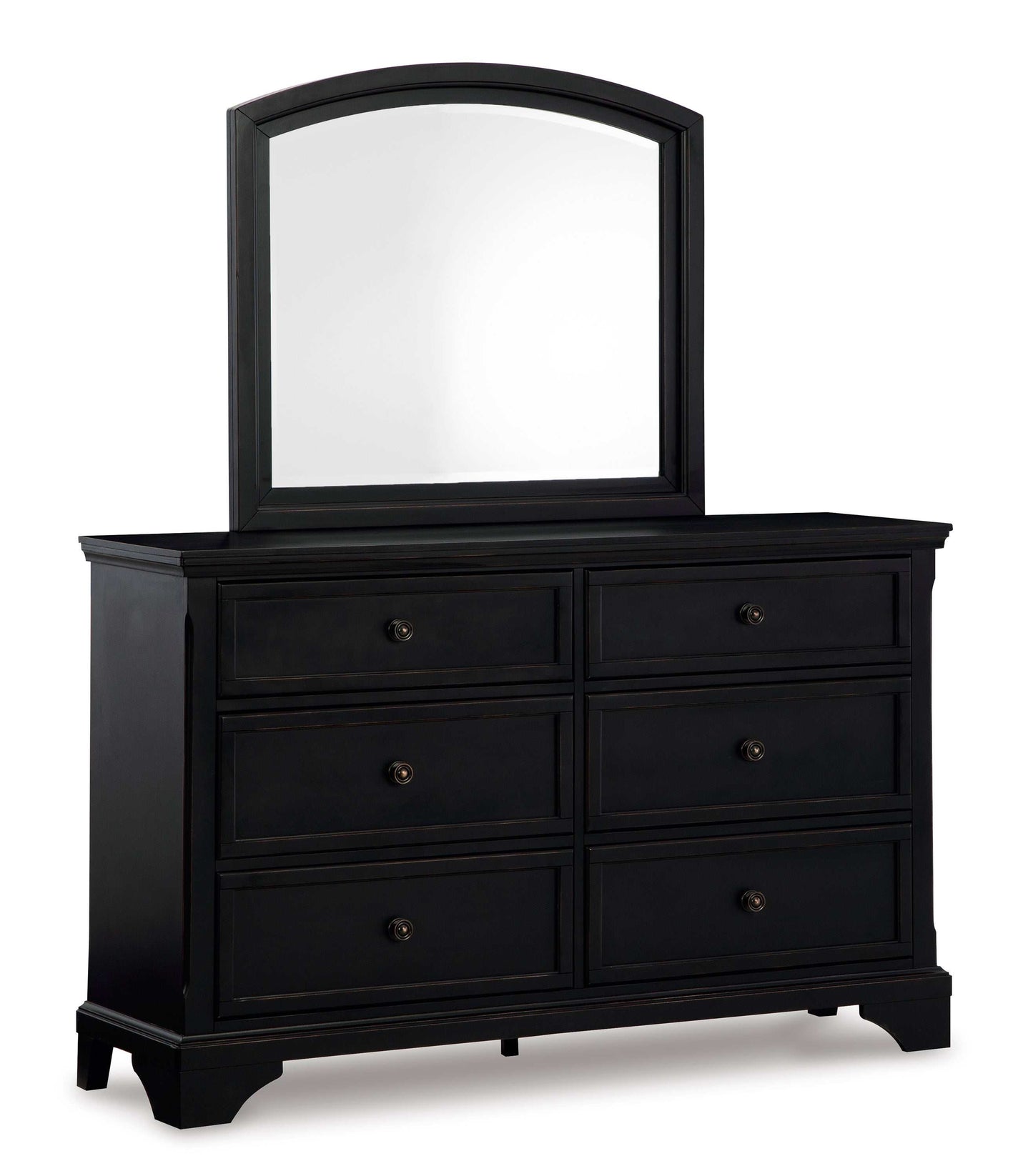 Chylanta Black Dresser & Mirror