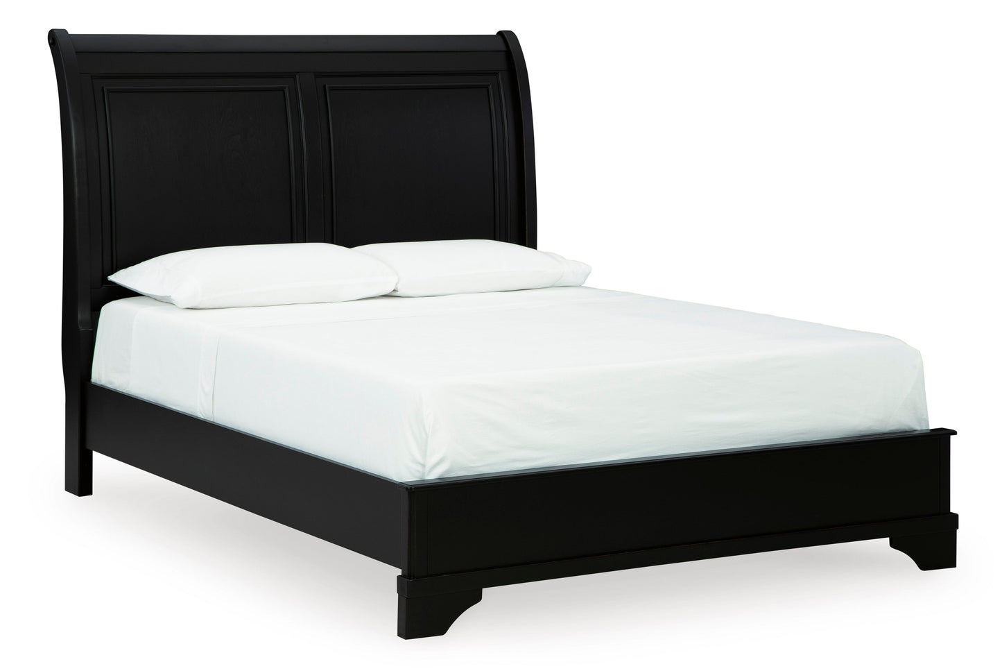 Chylanta Black Queen Sleigh Bed