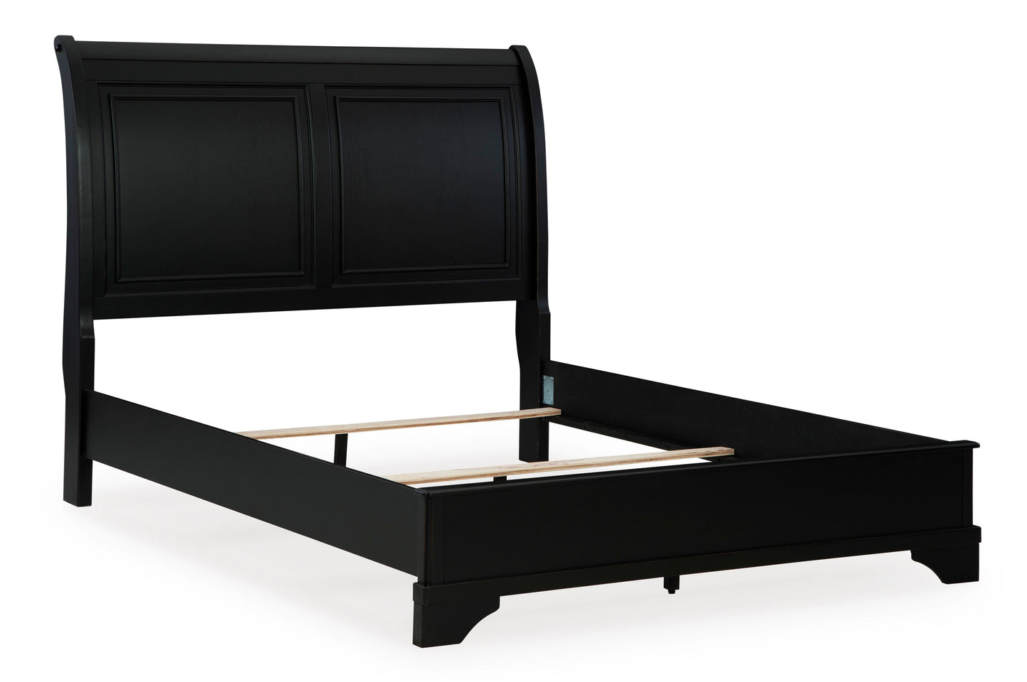 Chylanta Black Queen Sleigh Bed