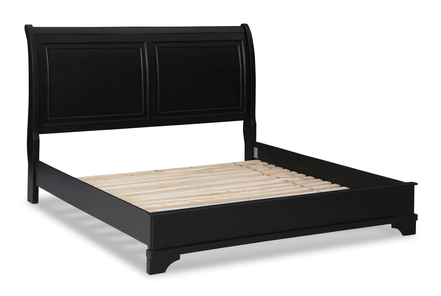 Chylanta Black King Sleigh Bed