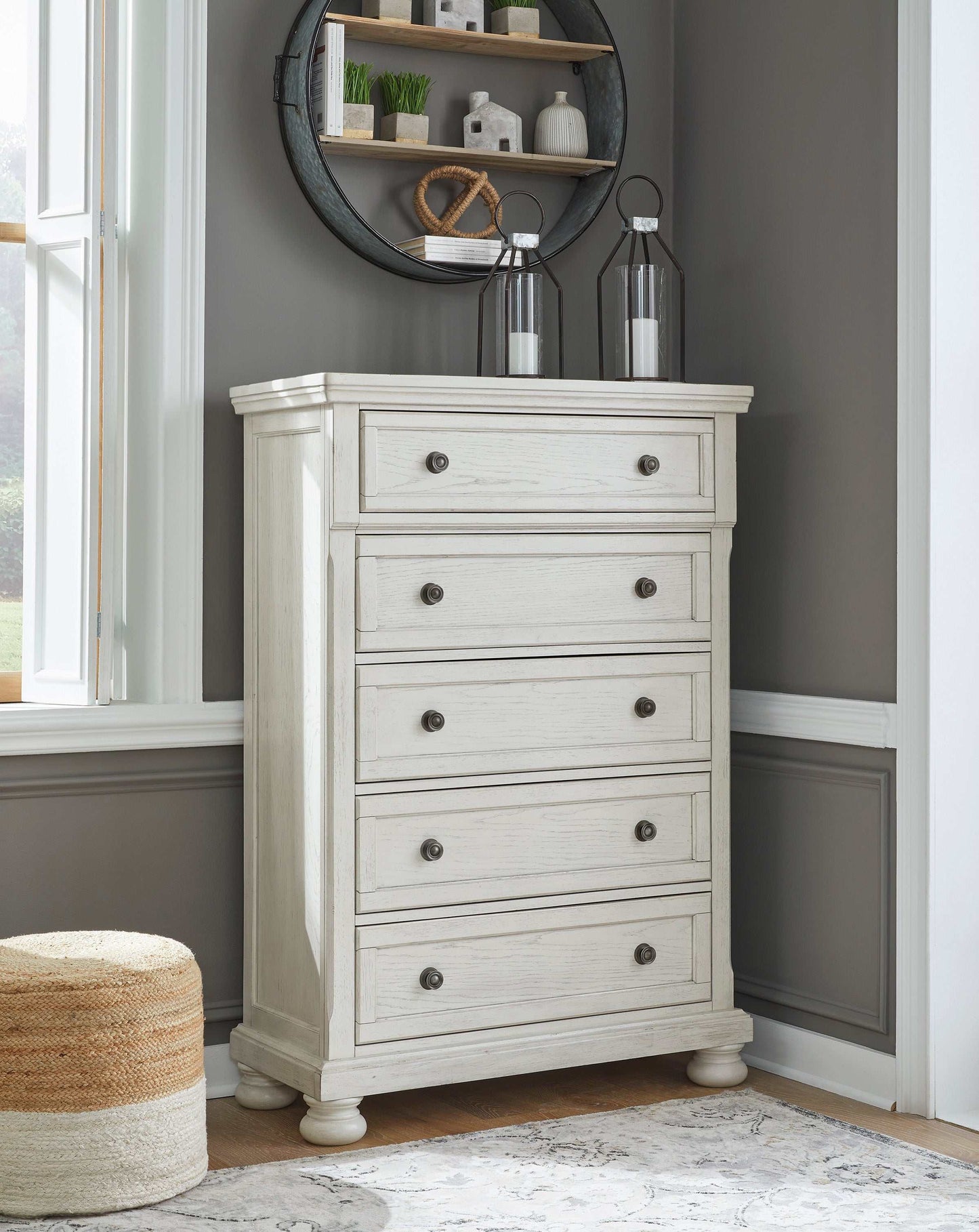 Robbinsdale Antique White Chest